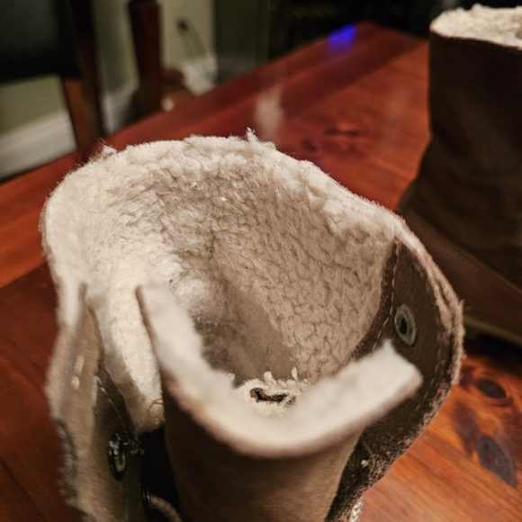 Timberland winter boots size 36. BNWOT  beige suede leather - Picture 4 of 7